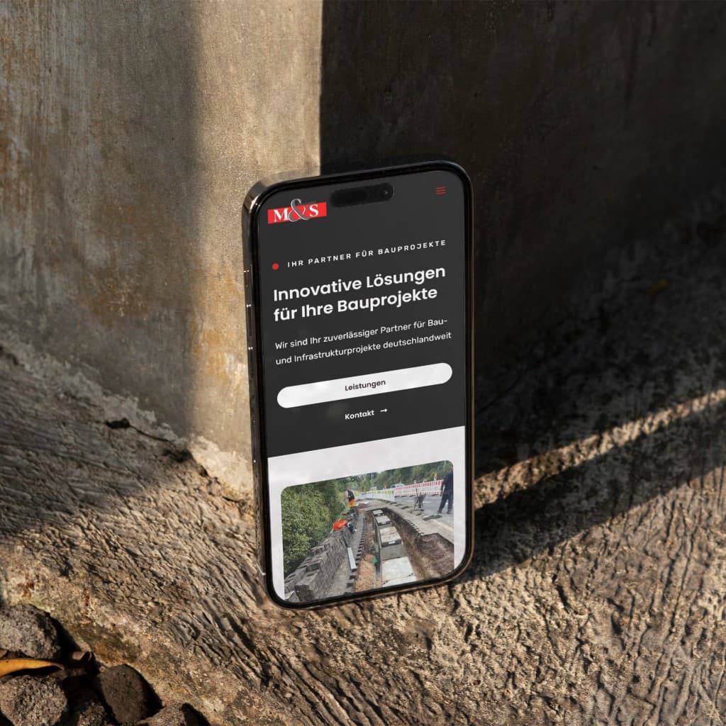 Digitalisierung Wiesbaden — M&S Bau Projekt